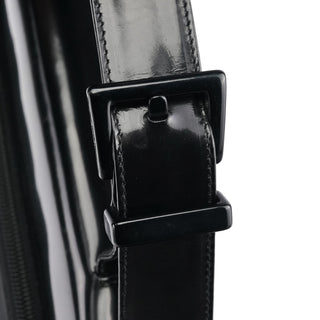 Prada Black Tessuto Spazzolato Top Handle Bag