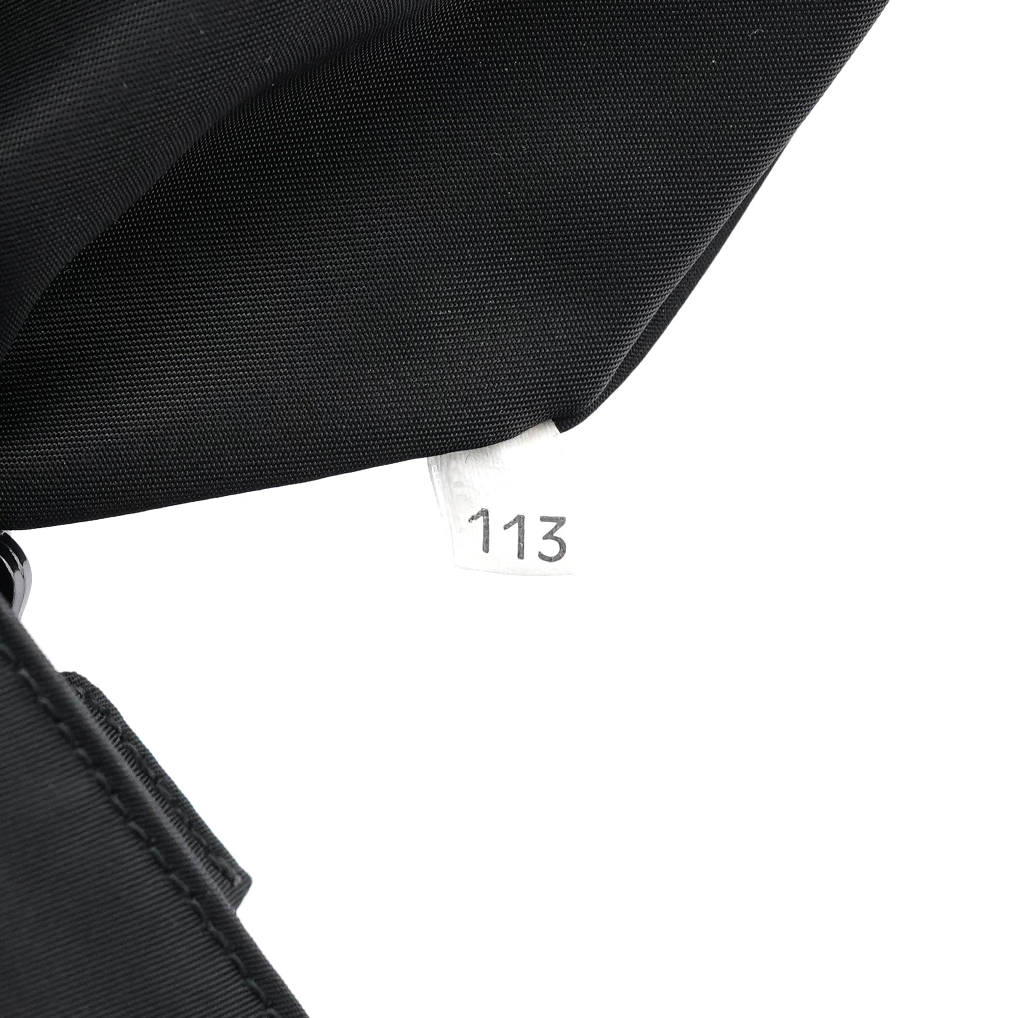 Prada Sac à poignée Tessuto Spazzolato en nylon noir