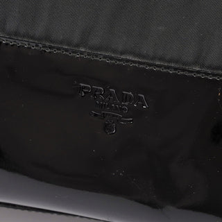 Prada Black Tessuto Spazzolato Tote Bag