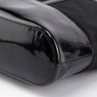 Prada Black Tessuto Spazzolato Tote Bag