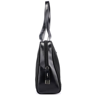 Prada Black Tessuto Spazzolato Tote Bag