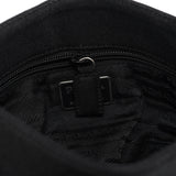 Prada Tessuto Swing Schultertasche mit Kette aus schwarzem Nylon