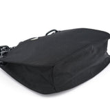Prada Tessuto Swing Schultertasche mit Kette aus schwarzem Nylon