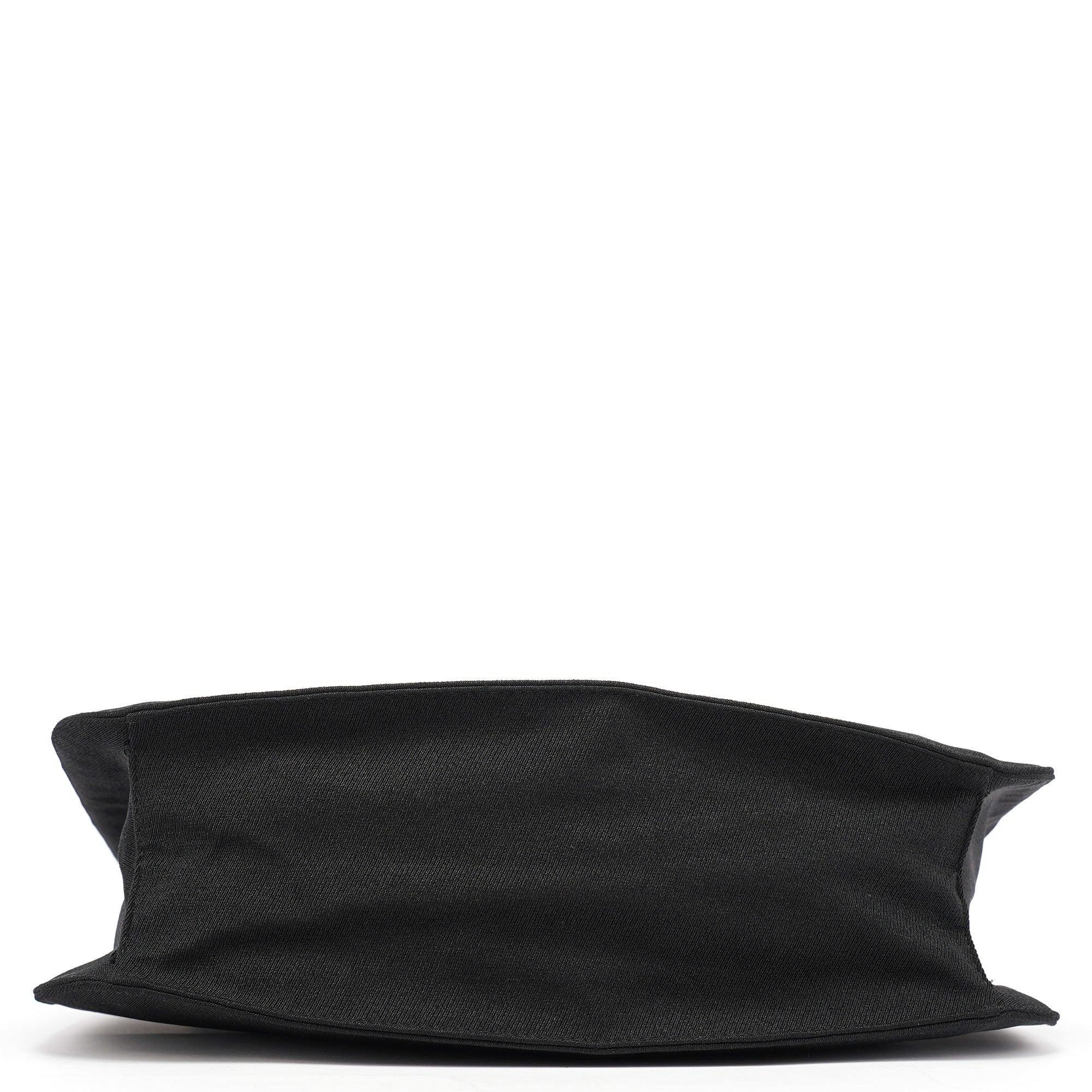 Prada Tessuto Swing Schultertasche mit Kette aus schwarzem Nylon