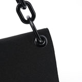Prada Black Tessuto Swing Chain Shoulder Bag