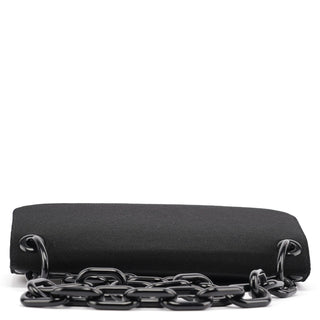 Prada Black Tessuto Swing Chain Shoulder Bag