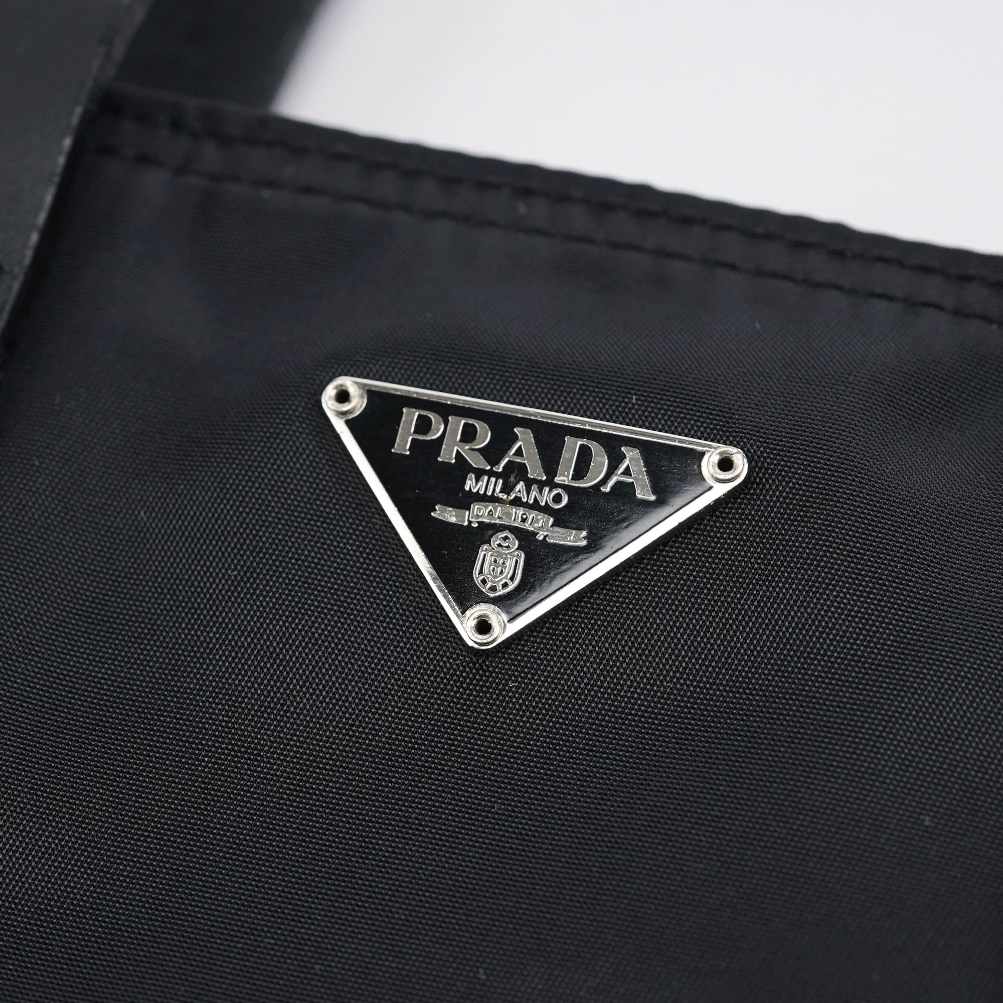 Prada Black Tessuto Tote Bag