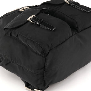 Prada Black Tessuto Vela Backpack Bag