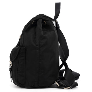 Prada Black Tessuto Vela Backpack Bag