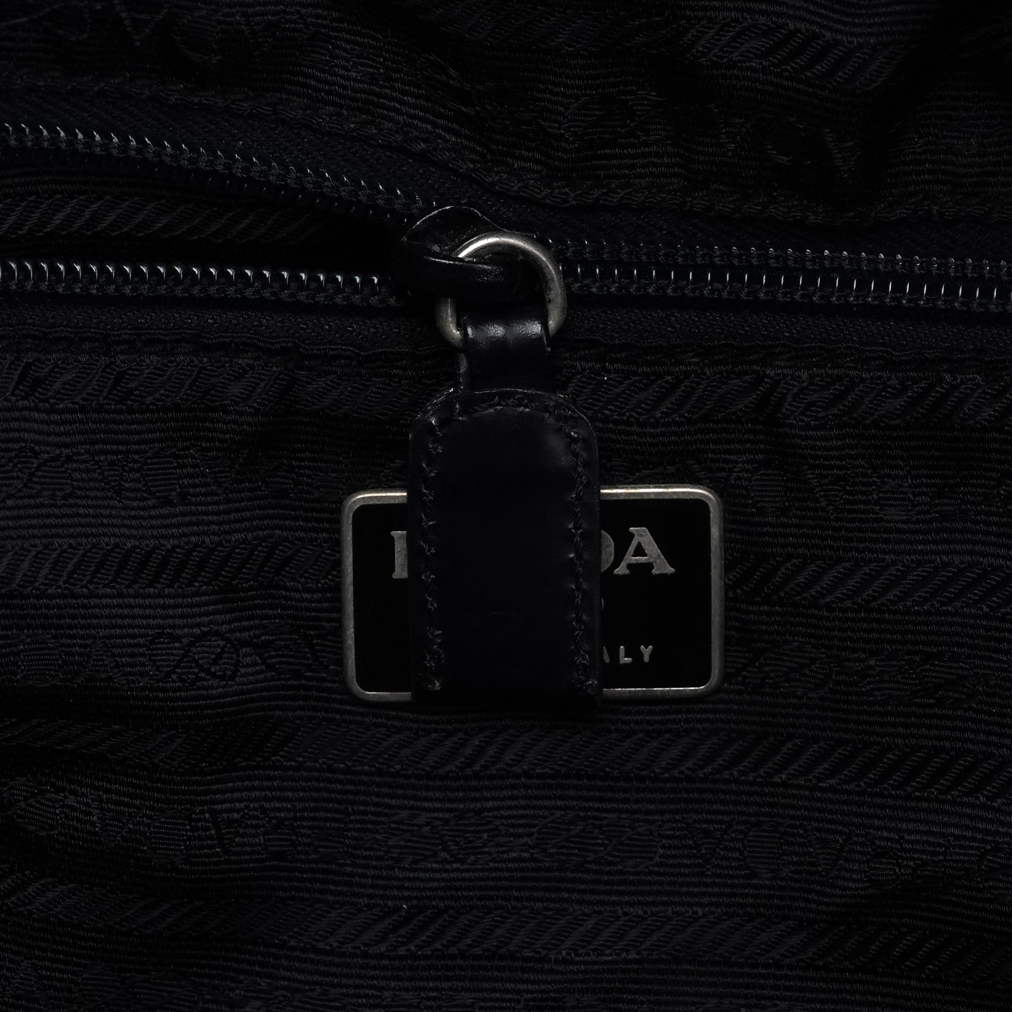 Prada B2811F Black Tessuto Vela Nylon Backpack