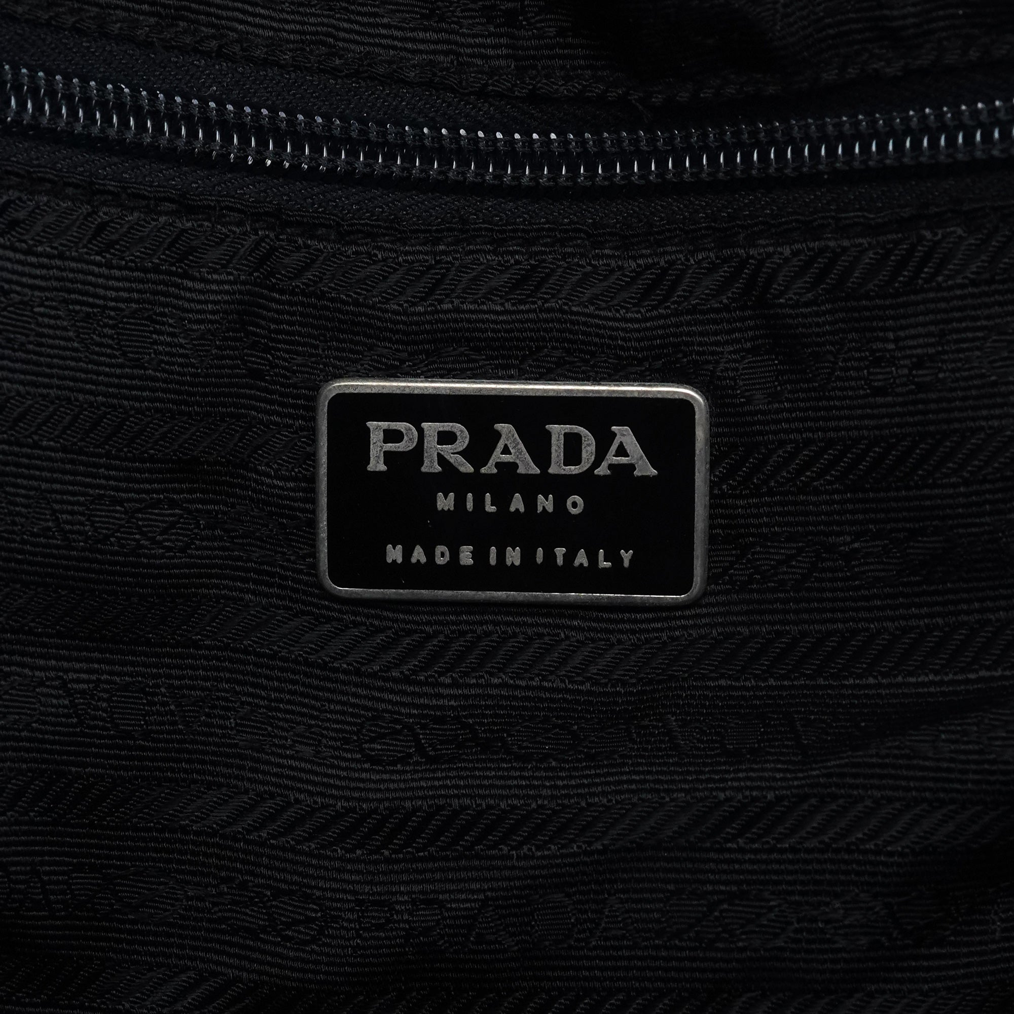 Prada B2811F Black Tessuto Vela Nylon Backpack