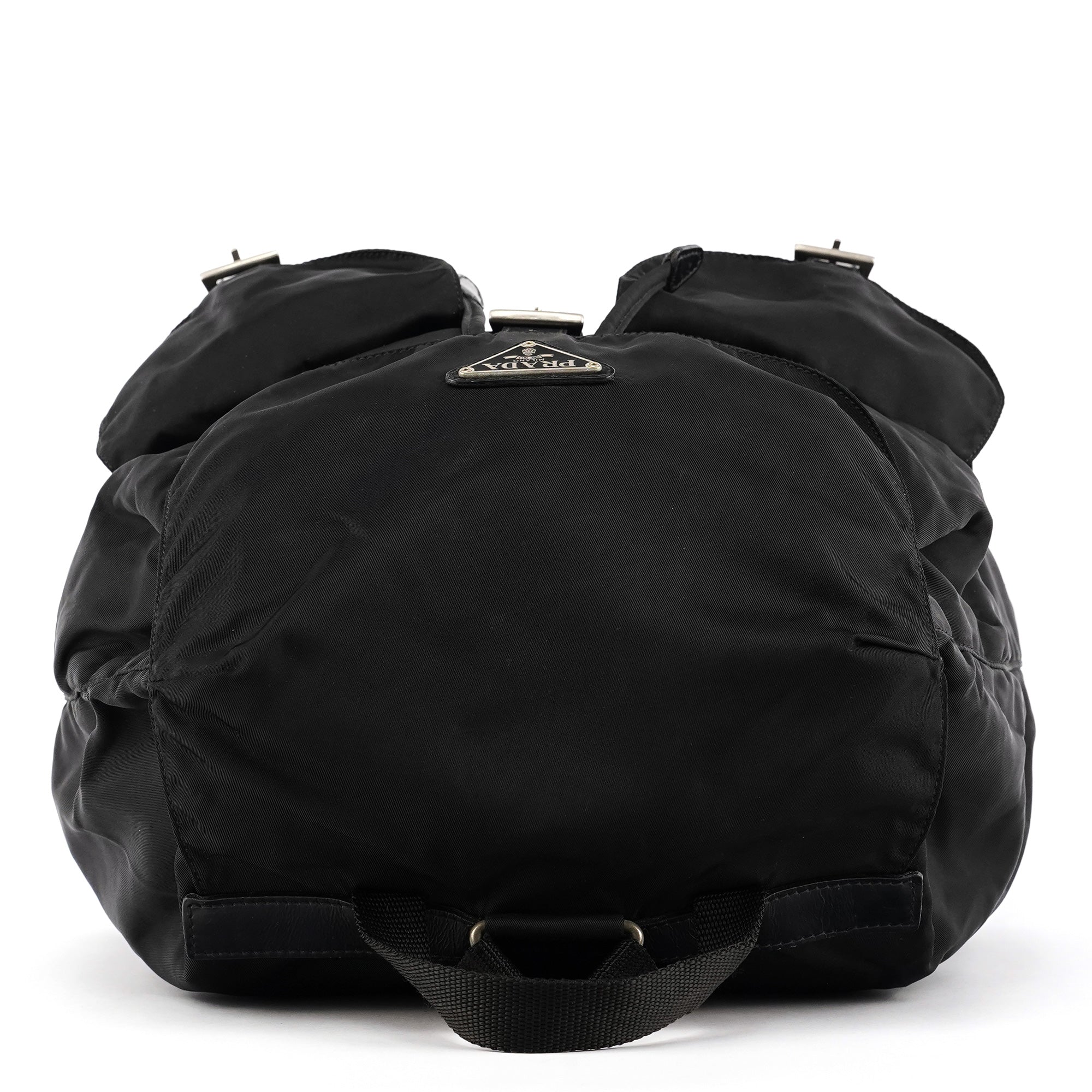 Prada B2811F Black Tessuto Vela Nylon Backpack