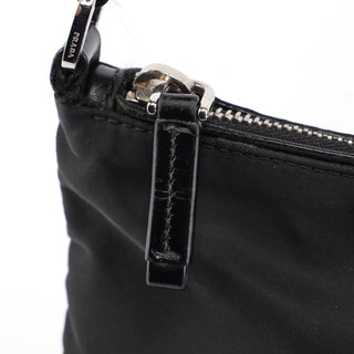 Prada Black Tessuto Vitello Crossbody Bag