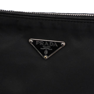 Prada Black Tessuto Vitello Crossbody Bag