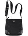 Prada Black Tessuto Vitello Crossbody Bag