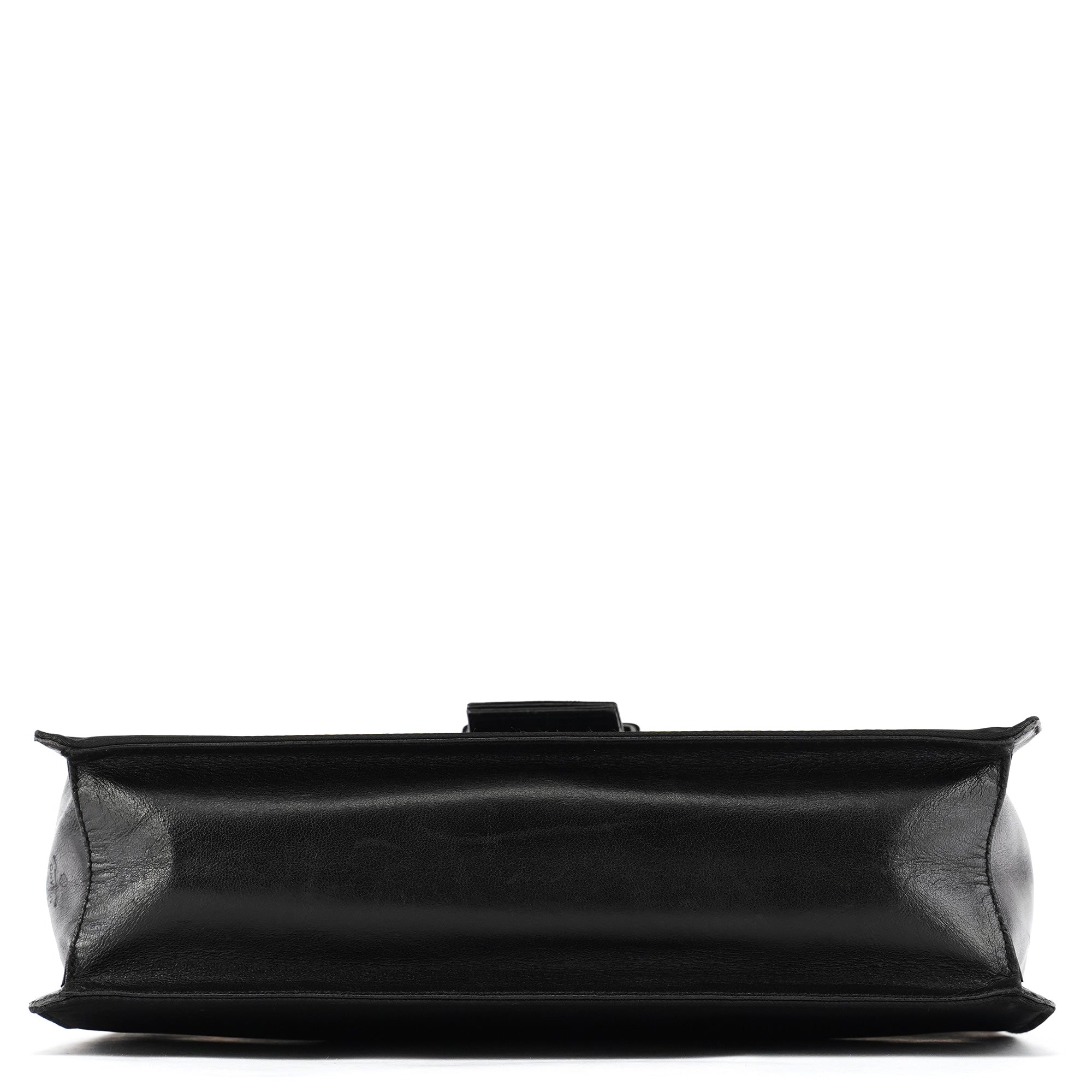 Prada Black Tessuto Vitello Nylon Shoulder Bag