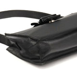 Prada Black Tessuto Vitello Nylon Shoulder Bag