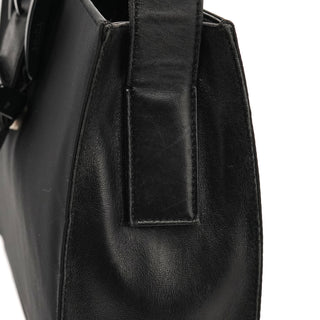 Prada Black Tessuto Vitello Nylon Shoulder Bag
