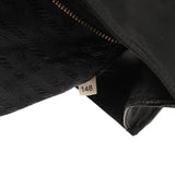 Prada Black Tessuto Vitello Nylon Tote Bag