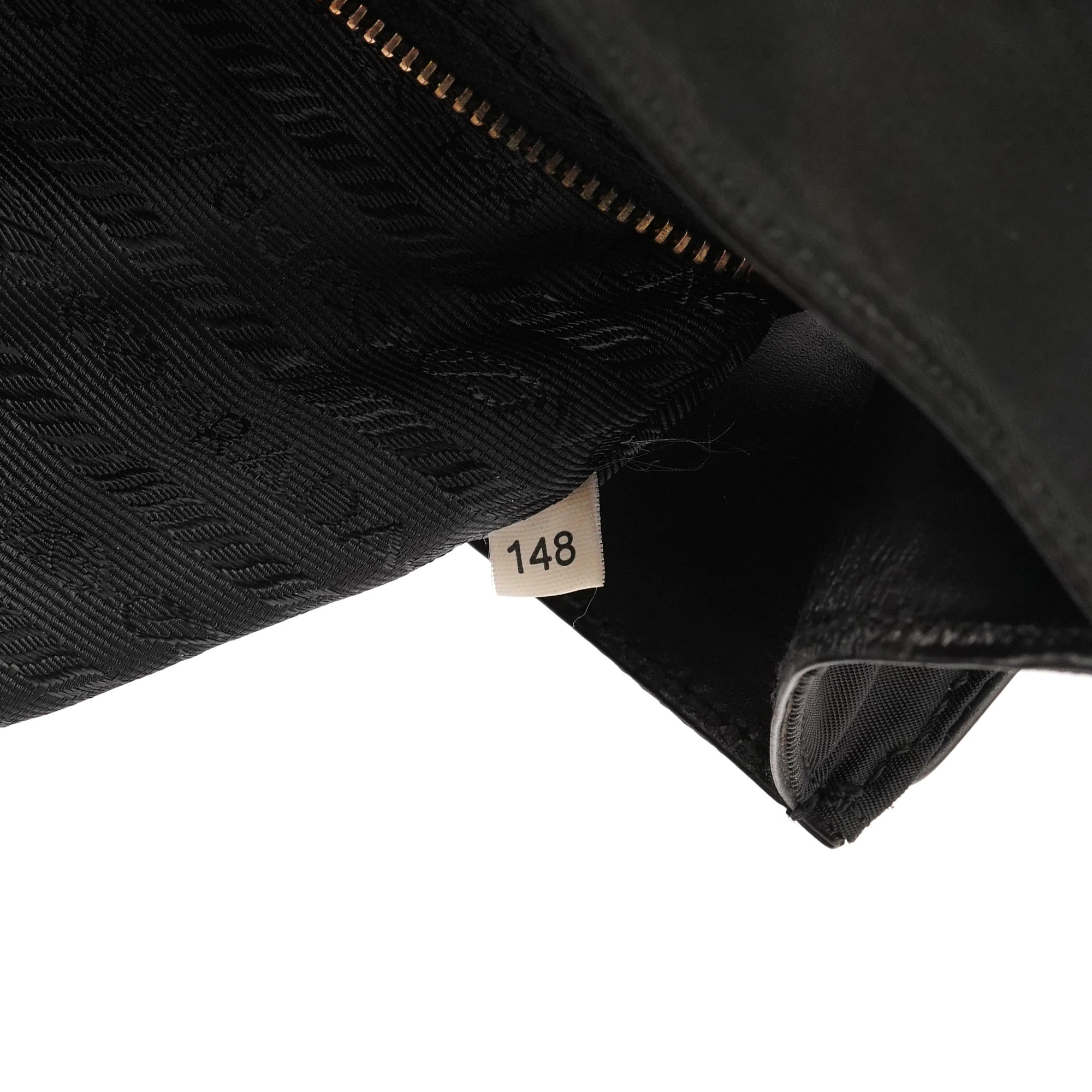 Prada Black Tessuto Vitello Nylon Tote Bag