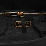 Prada Black Tessuto Vitello Nylon Tote Bag