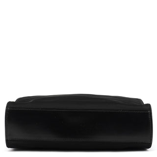 Prada Black Tessuto Vitello Nylon Tote Bag