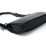 Prada Black Tessuto Vitello Shoulder Bag