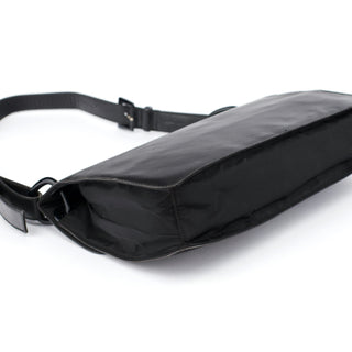 Prada Black Tessuto Vitello Shoulder Bag