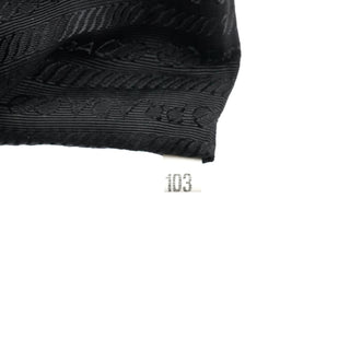 Prada Black Tessuto Vitello Top Handle Bag