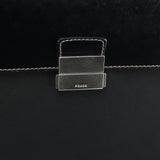 Prada Sac à poignée Tessuto Vitello noir