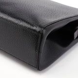 Prada Chic Tasche aus schwarzem gewalktem Leder