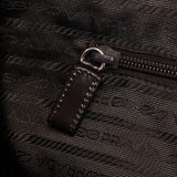 Prada Chic Tasche aus schwarzem gewalktem Leder