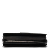 Prada Black Vitello Buckle Top Handle Bag
