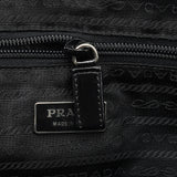 Prada Sac porté épaule Vitello Chic en cuir de veau noir