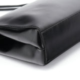 Prada Sac porté épaule Vitello Chic en cuir de veau noir