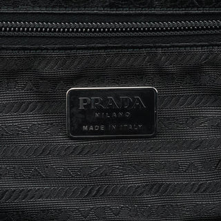 Prada Black Vitello Chic Shoulder Bag