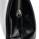 Prada Vitello Chic Schultertasche aus schwarzem Leder