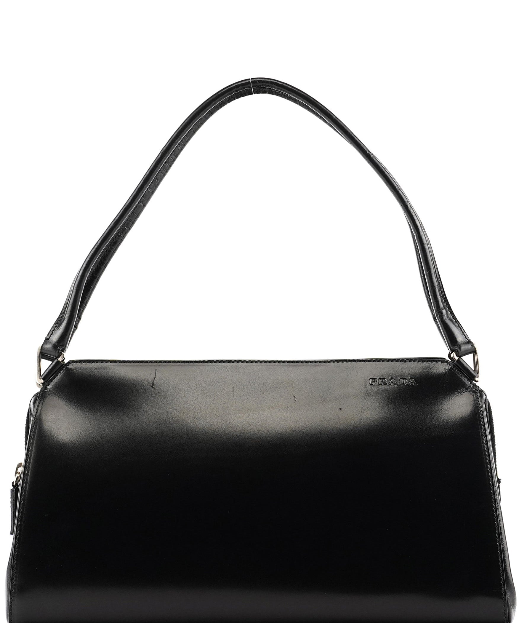 Prada Black Vitello Chic Shoulder Bag