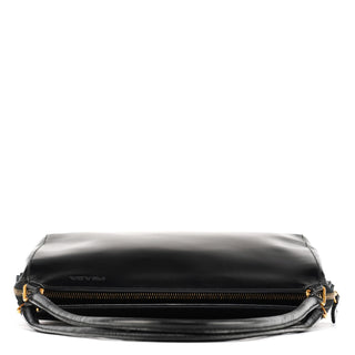 Prada Black Vitello Chic Shoulder Bag