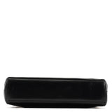 Prada Vitello Chic Schultertasche aus schwarzem Leder