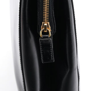 Prada Black Vitello Chic Shoulder Bag