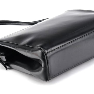 Prada Black Vitello Chic Shoulder Bag