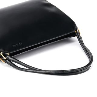 Prada Black Vitello Chic Shoulder Bag