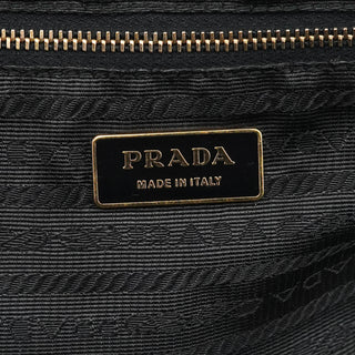 Prada Black Vitello Chic Shoulder Bag