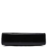 Prada Vitello Chic Schultertasche aus schwarzem Kalbsleder