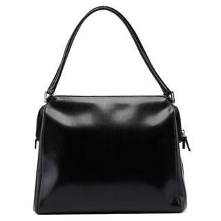 Prada Black Vitello Chic Shoulder Bag