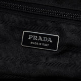 Prada Sac porté épaule Vitello Chic en cuir noir