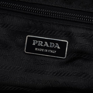 Prada Black Vitello Chic Shoulder Bag