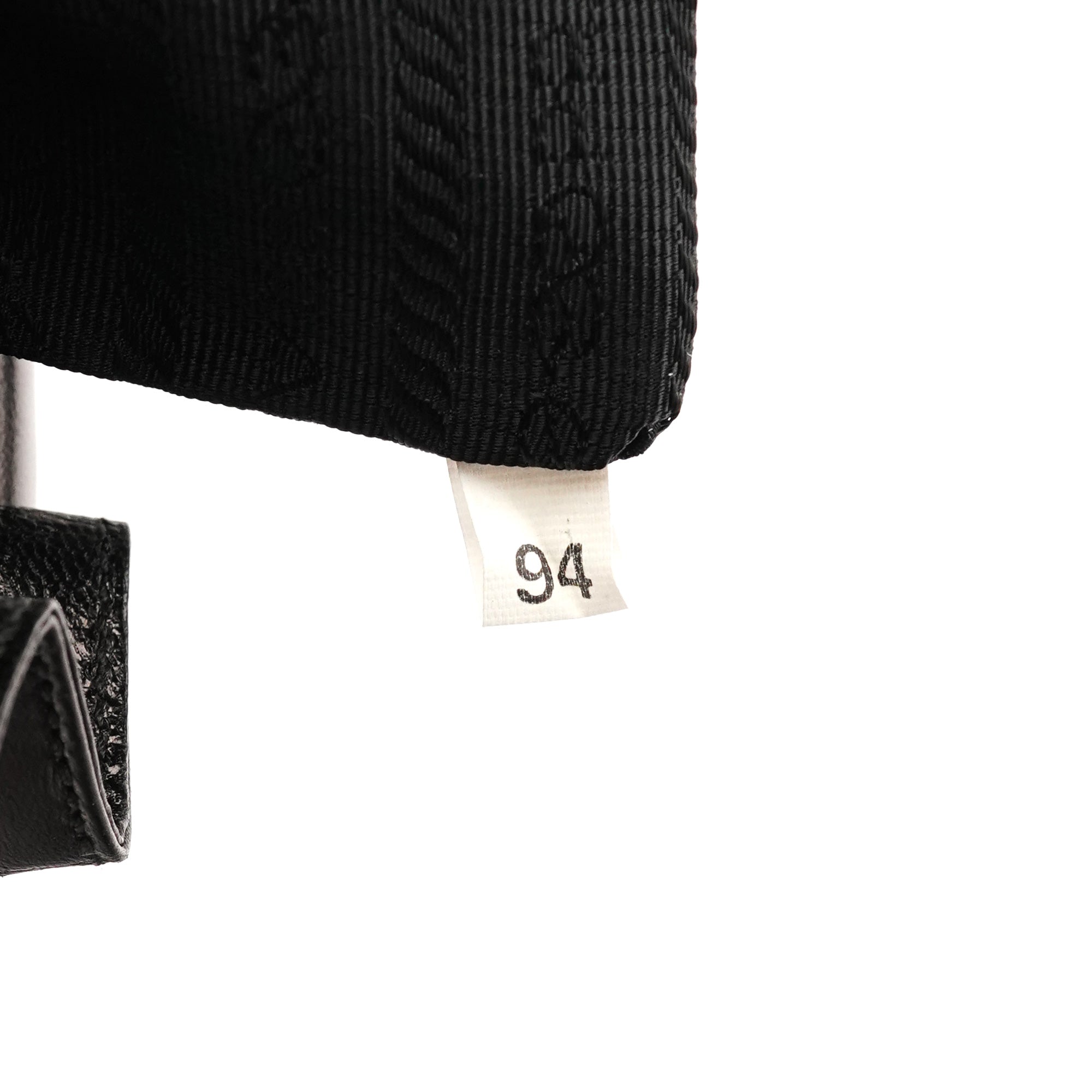 Prada Black Vitello Leather Shoulder Bag