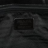 Prada Black Vitello Leather Top Handle Bag